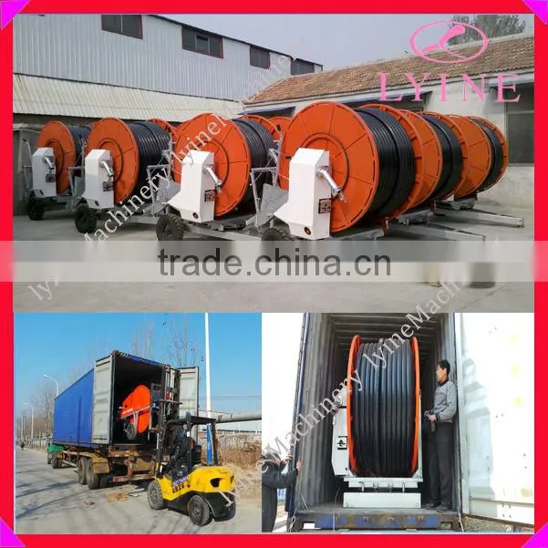 Agricultural Travelling Irrigator / Hard Hose Reel Irrigation Sprinkler Machine for Sale
