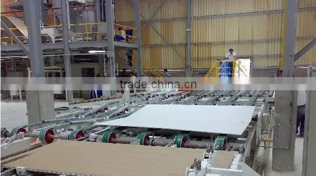 2014 new type building construction materials gypsum Board production line