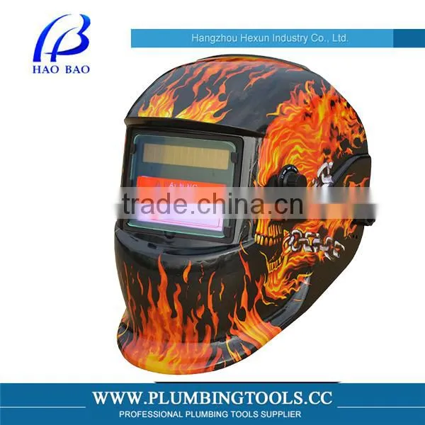 HX-TN08 Hot sale Funny welding helmet decals, custom welding helmet ce en175 welding helmet