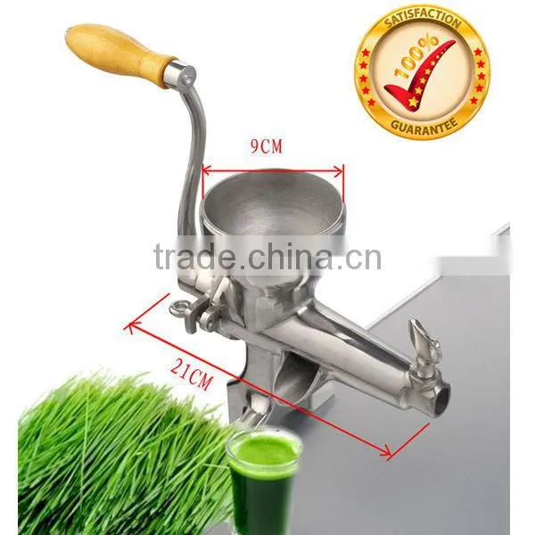 manual healthy wheatgrass juicer