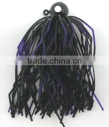 jig head lure for fishing;fishing lure;jig head with silicone skirt