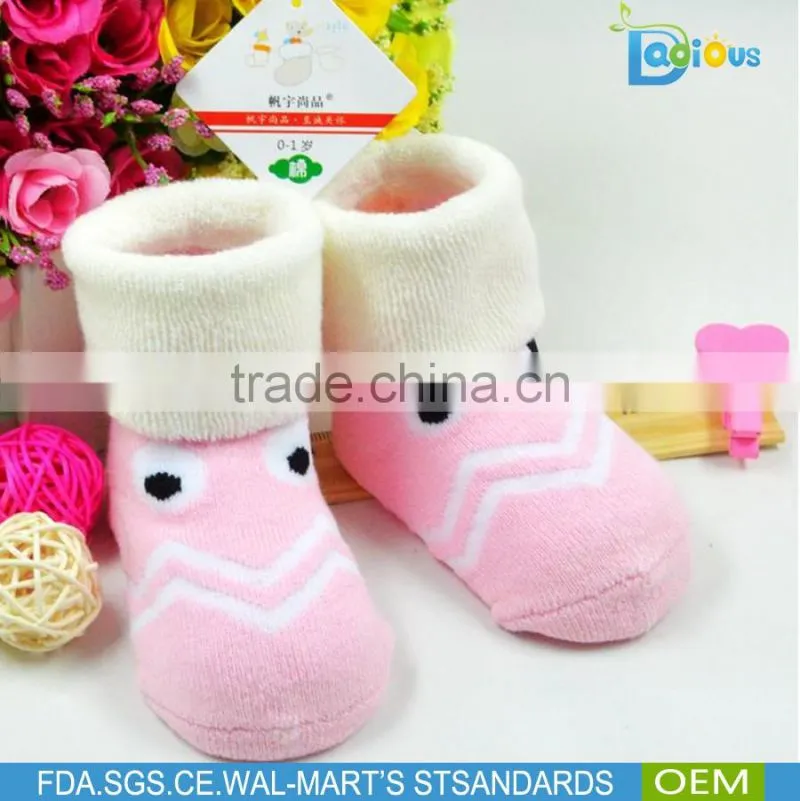 Cute Cotton Printed Baby Cartoon Socks Children Shoe Socks with 20 different design