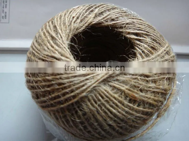 jute twine/natural fiber twine/1 ply jute twine