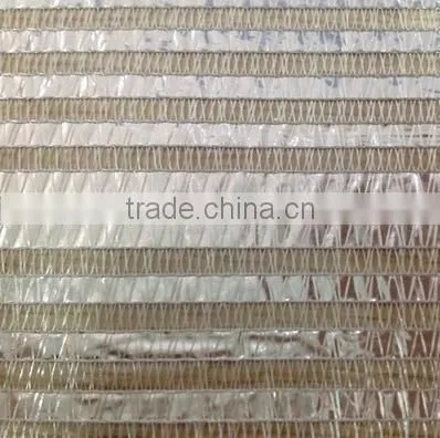 100% virgin raw material PET PE Aluminum nets with 3% UV resistent