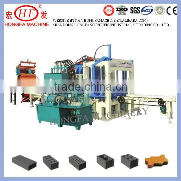 small hydraulic automatic block machine,concrete/flyash/cement brick making mchine,QT4-20C block making machine,paver brick