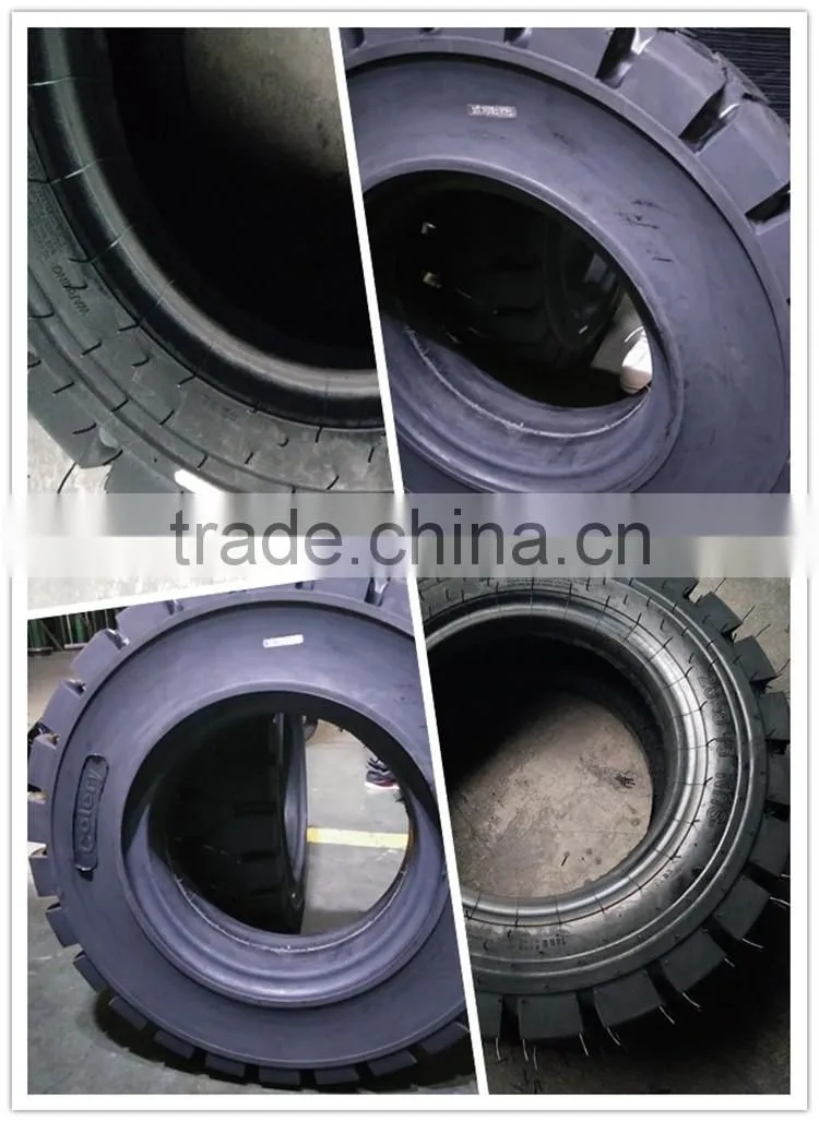 quality airless tire 28x9-15 forklift machinery tyres