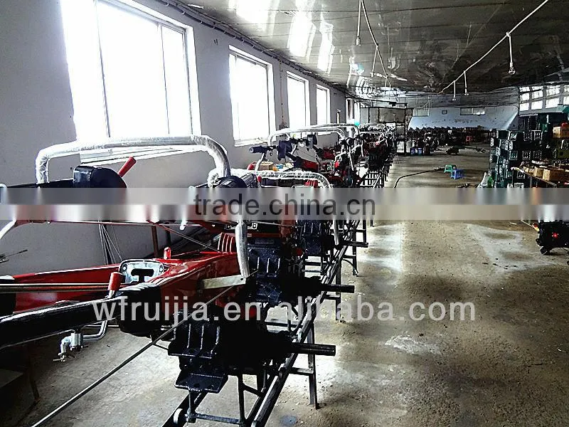 China manufacturer low price of rice harvester for walking tractors on sale! Cheap 2wd tractors with rice / wheat harvester !