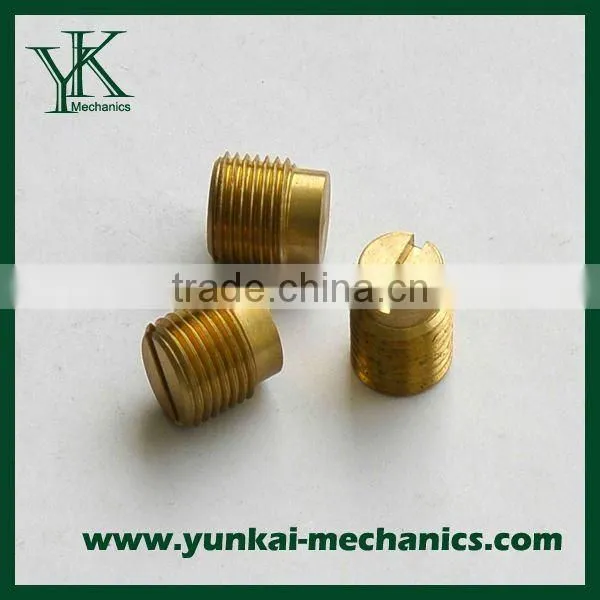 Customized brass gasket by 3-axis CNC centre, cnc machining parts