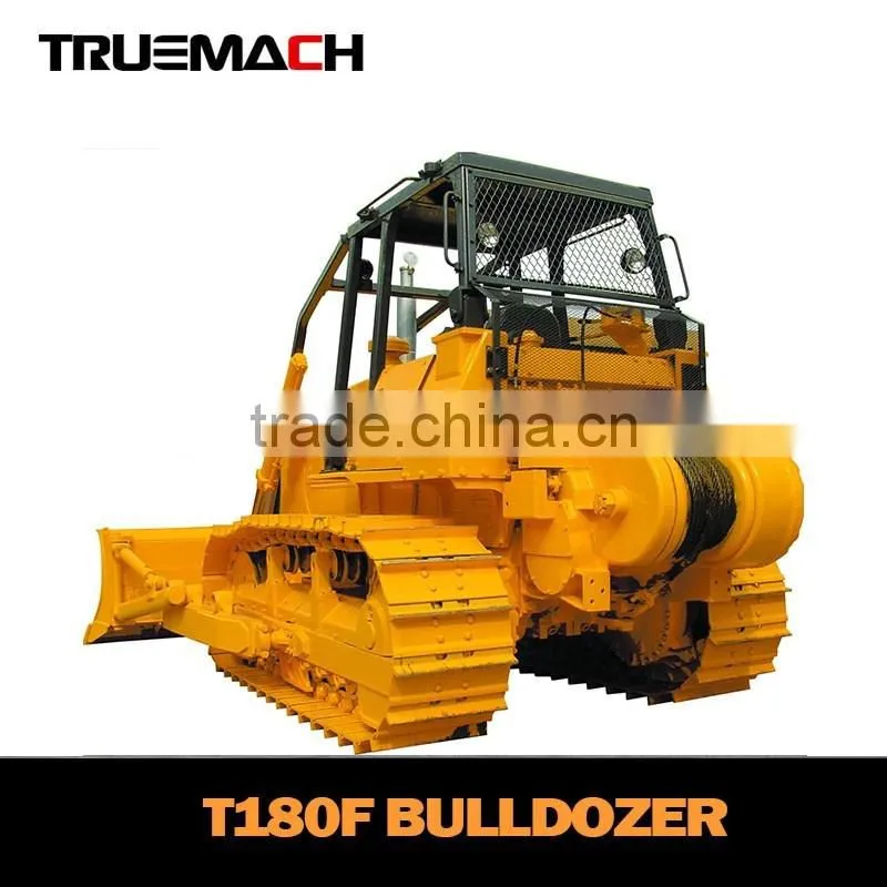 T180F logging bulldozer used in forest