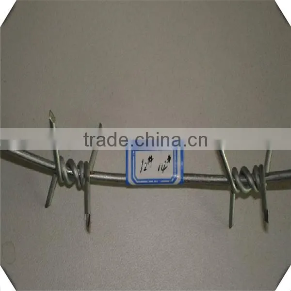 high quality antique barbed wire for sale / 12#*14# galvanized barbed wire