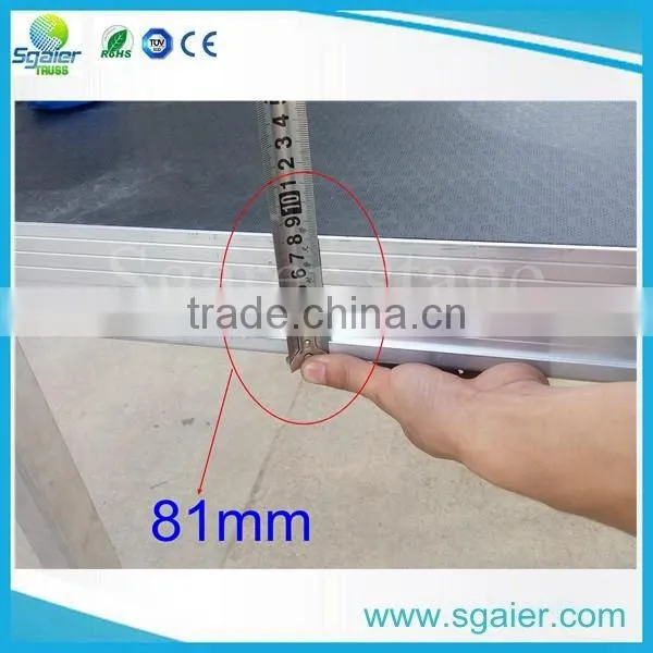 Easy assemble simple truss stage and pole dance stage