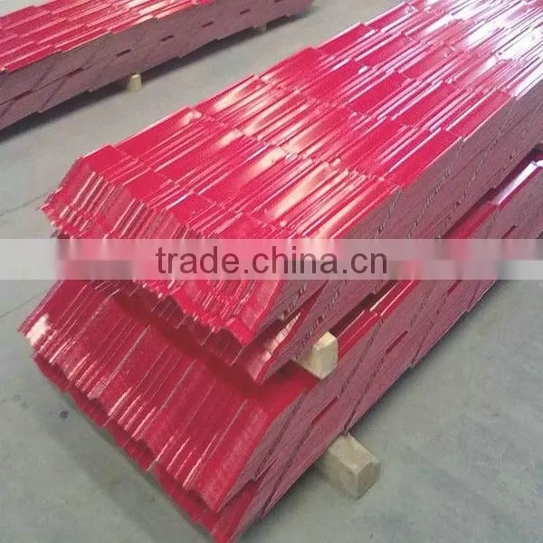corrugated color coated steel sheets