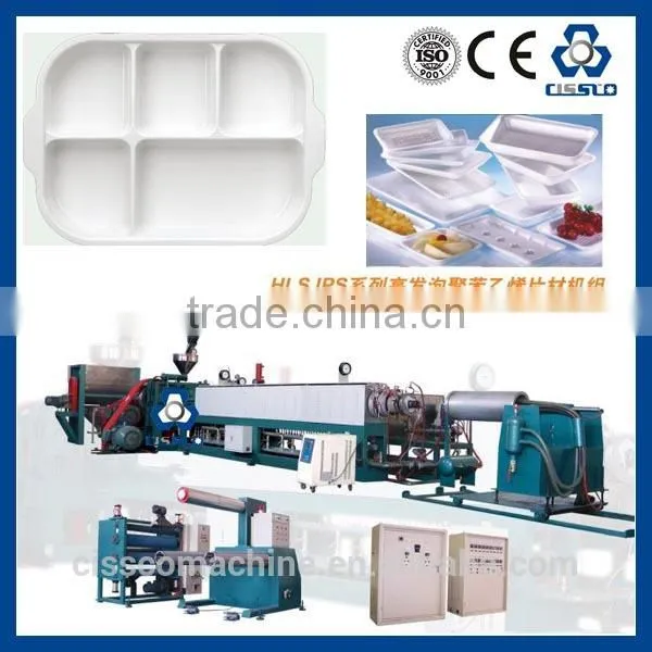 PS Foaming Fast Food Box Extrusion Line With High quality