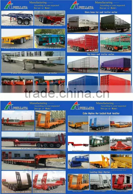 High quality concrete mixer truck trailer with volume optional with power station