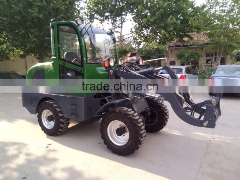 HY610 mini wheel loader with pilot control.quick couple
