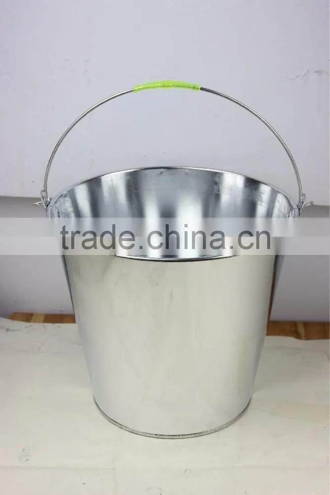 no stain no water slip Customer galvanized bucket