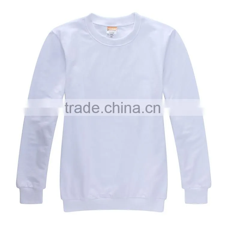 2015 new sublimation round collar cheap fabric sweater for man women kids sweater wholesale