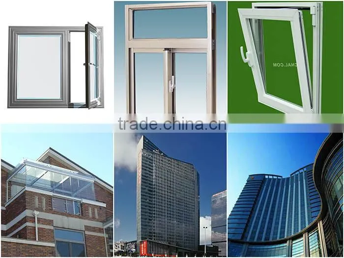 all kinds of surface treatment aluminum curtain wall profile