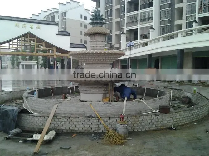 China granite water fountain bases