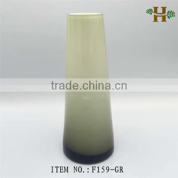 handblown stained cylinder glass vases for flower arrangements