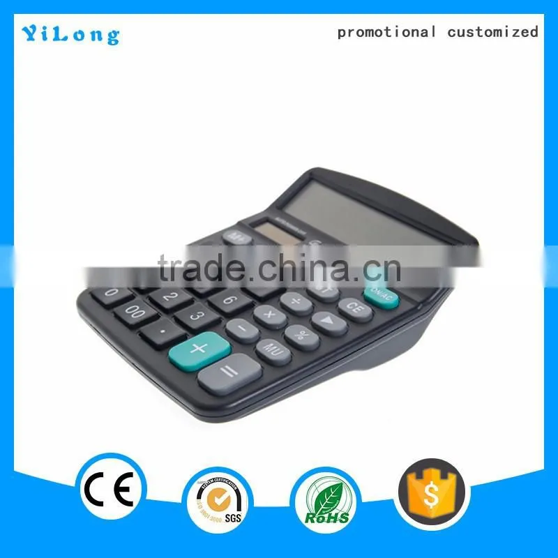 2016 high quality credit card size calculator and correct function colorful electronic calculator