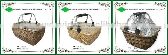 Hot sell wicker basket with lid