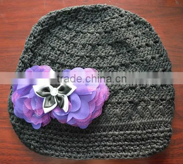 2013 Wholesale baby hat christmas elves newsboy caps with flower red hat christmas baby hat wholesale