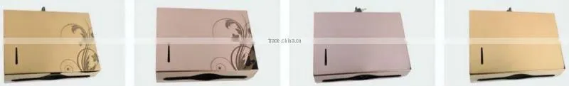 Bathroom steel roll paper dispenser