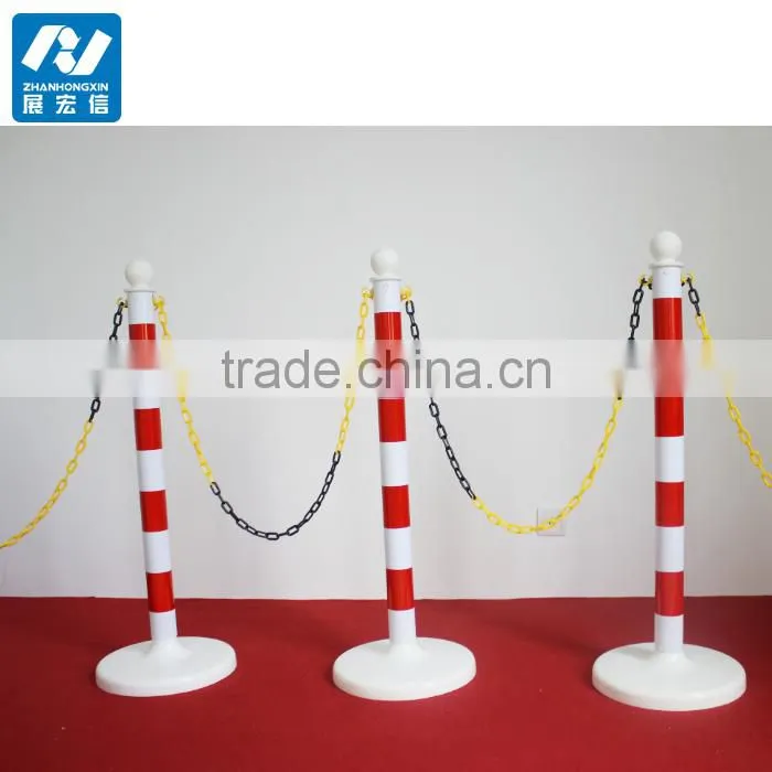 Roadway safety Warning Post plastic stanchion