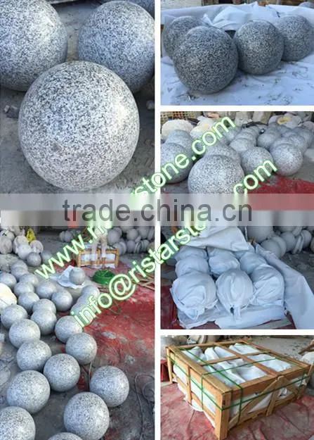 Chinese granite stone ball parking stone DIS-P021