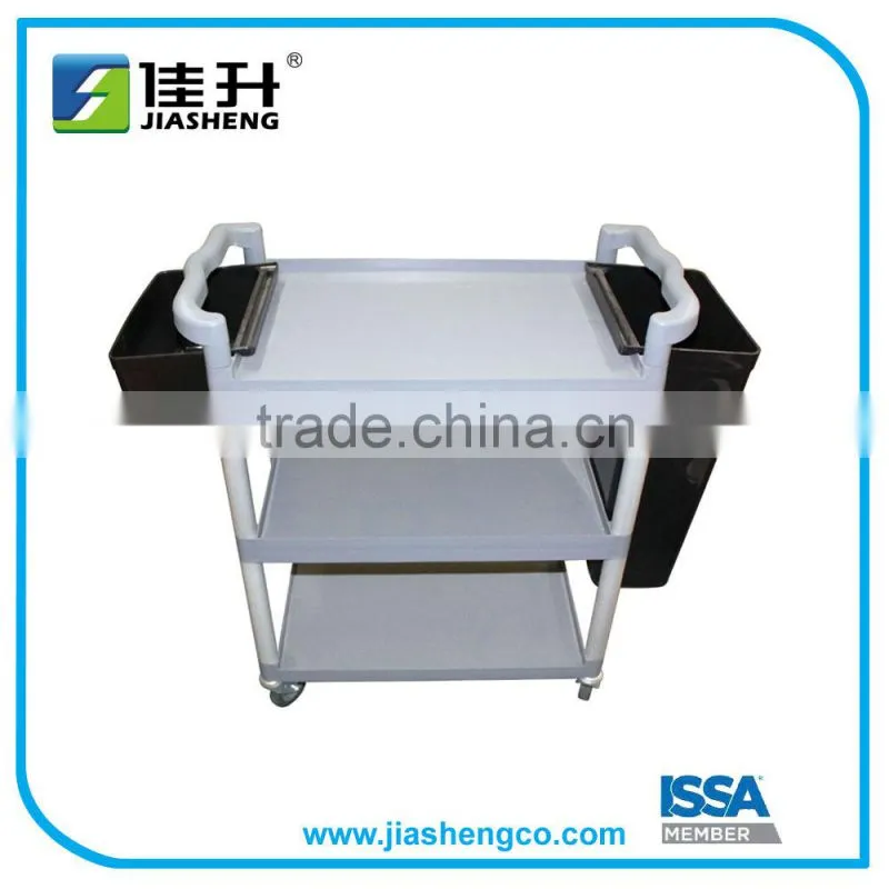 Mutifunction 3 Shelf food Service Trolley Cart