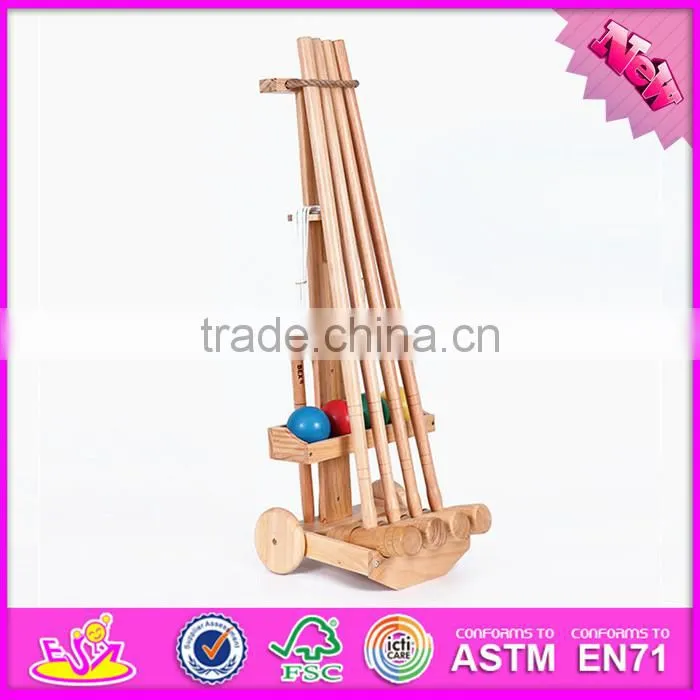 2017 Top fashion outdoor garden children wooden quoits for sale W01A182-S