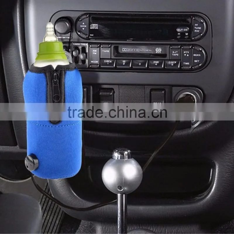 12V electric heating baby milk bottle warmer traveling.
