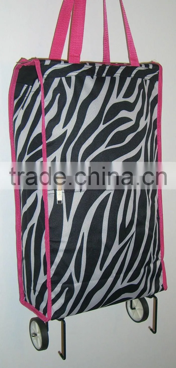 Favorites Compare New Portable Fashion Folding Tugboat Pack Shopping Traveling Bag With Wheel