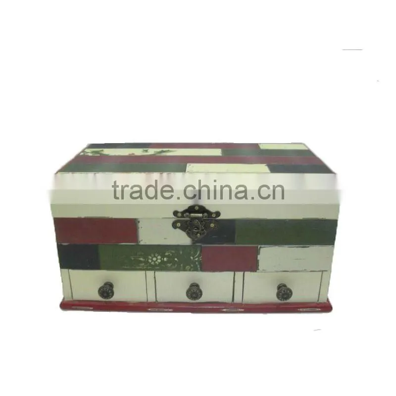 Christmas wooden drawer packaging box wood boxes