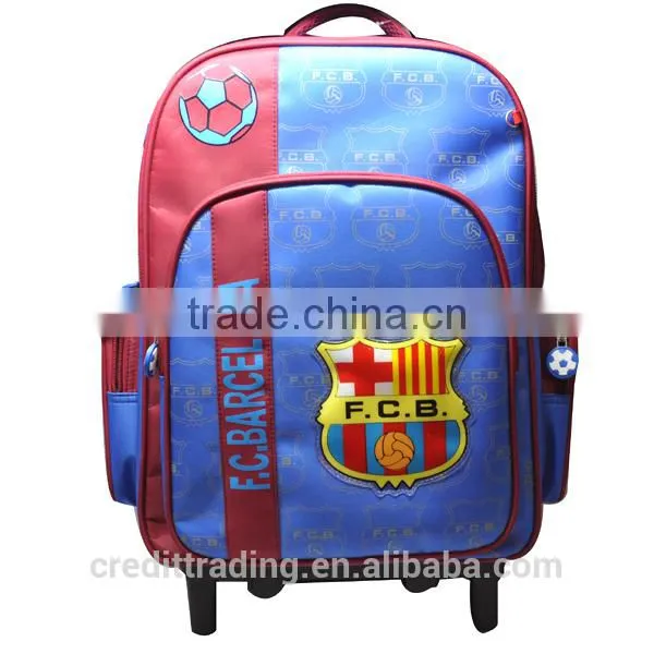 Hot Sale Custom Logo backpack with wheels for kids