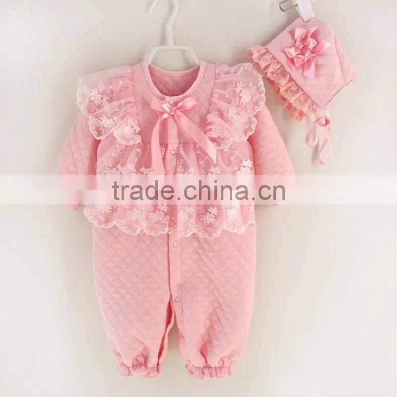 High Quality Customized Baby Clothing sets cotton princess girls clothing