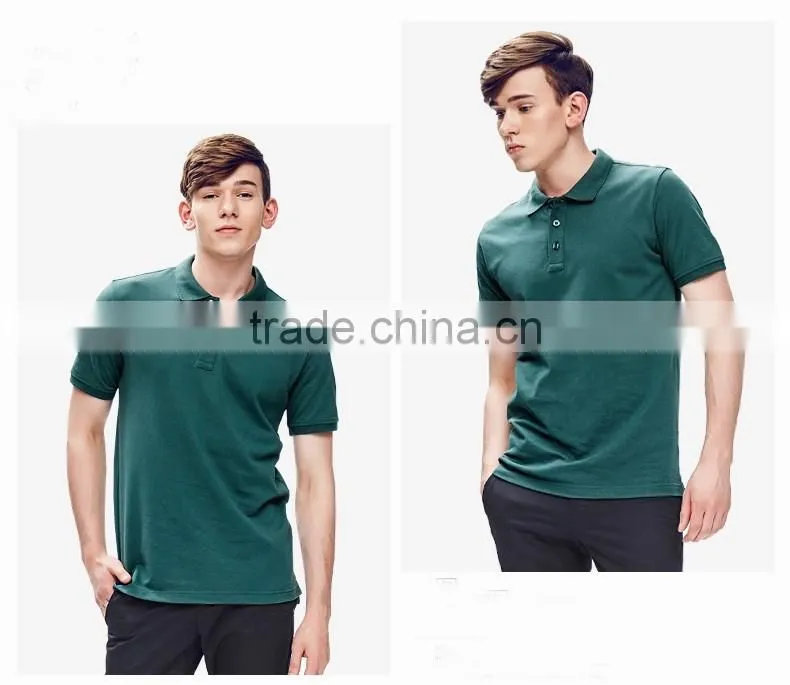 Custom t-shirt manufacturer short sleeve tee plain promotion 100% cotton polo t-shirts