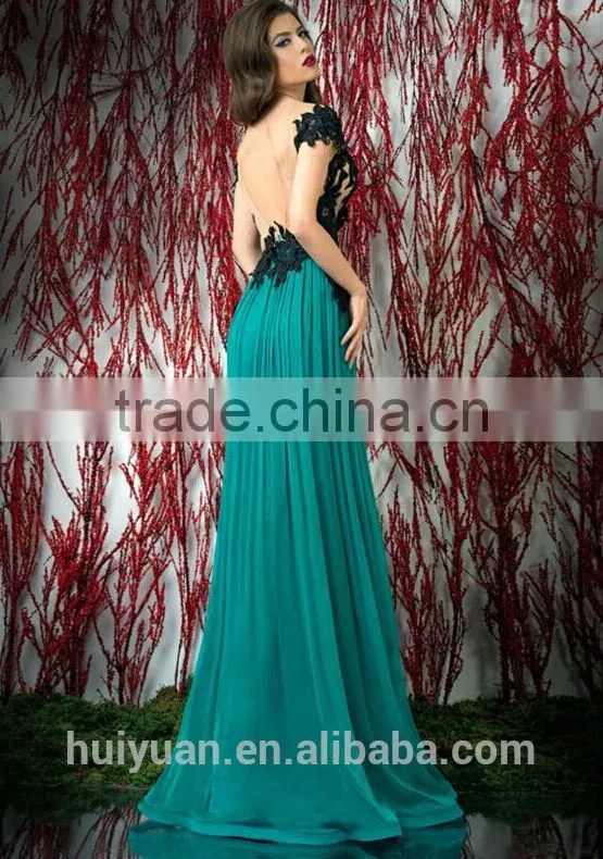 low back black lace latest party prom dress designs for ladies