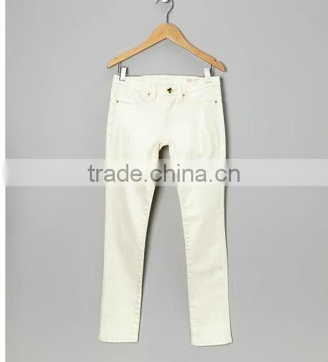 Rhubarb Spray On Skinny Jeans