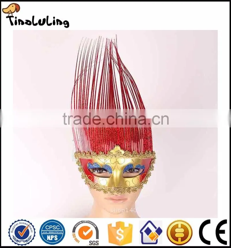 2017 Hot sale new design shiny halloween party adult italian venetian face masks