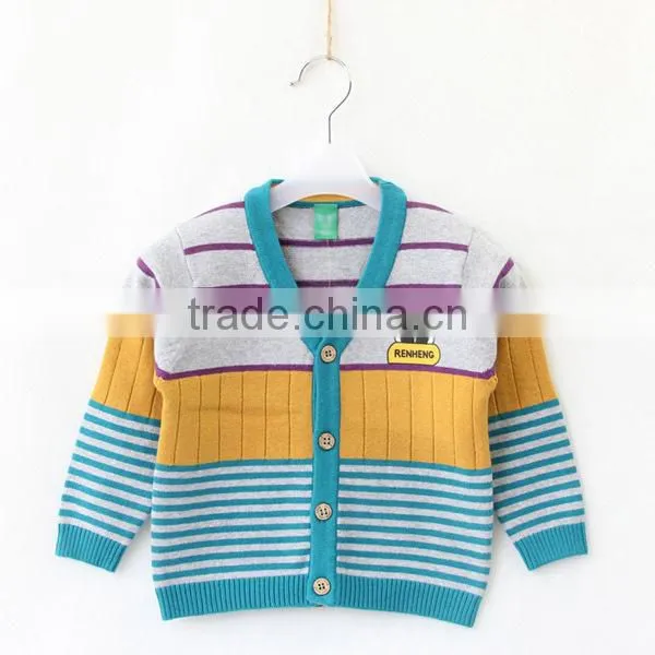 Boys cartoon style elastic knitting coat sweater