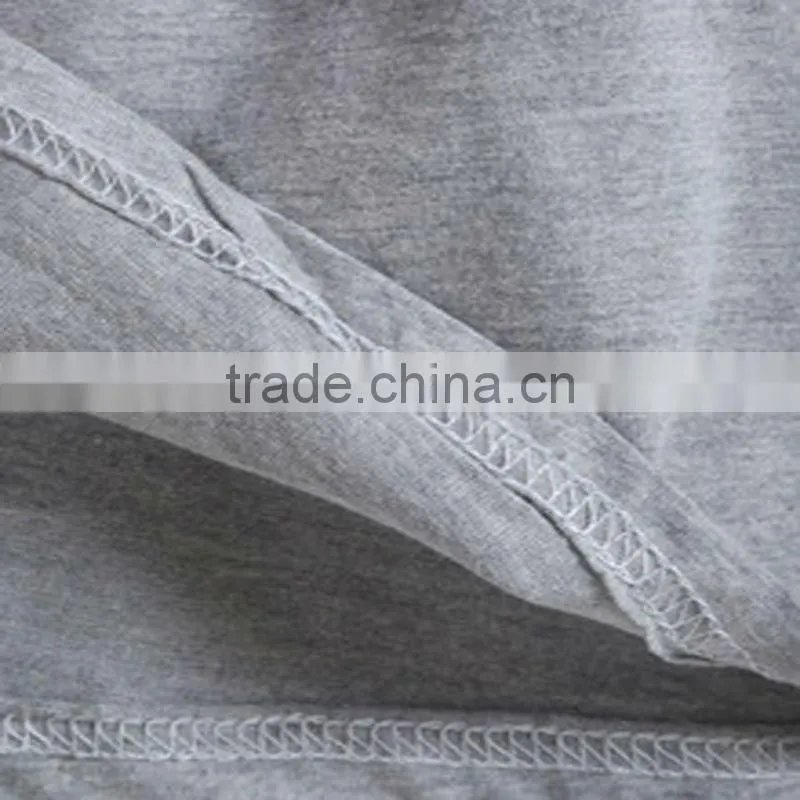 china supplier ladies t-shirt short sleeve pure color grey turtle neck tee for ladies