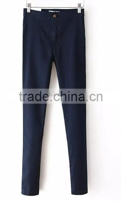 Runwaylover EY0630P Sexy Women Skinny Stretch Denim Slim High Waist Trousers Leggings Jeans Pants