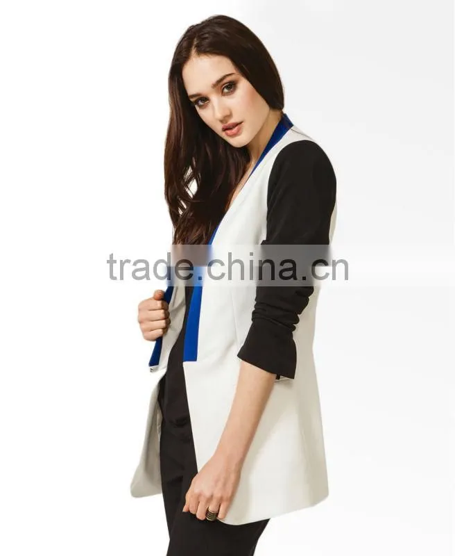 Longline Colorblocked Blazer