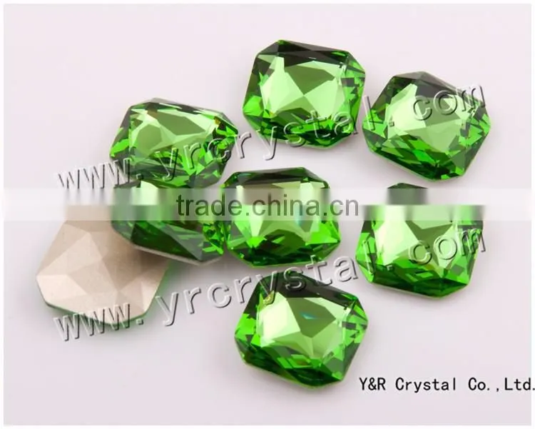 4675 Peridot Crystal Beads 23*23mm Jewellery Making Materials Beads