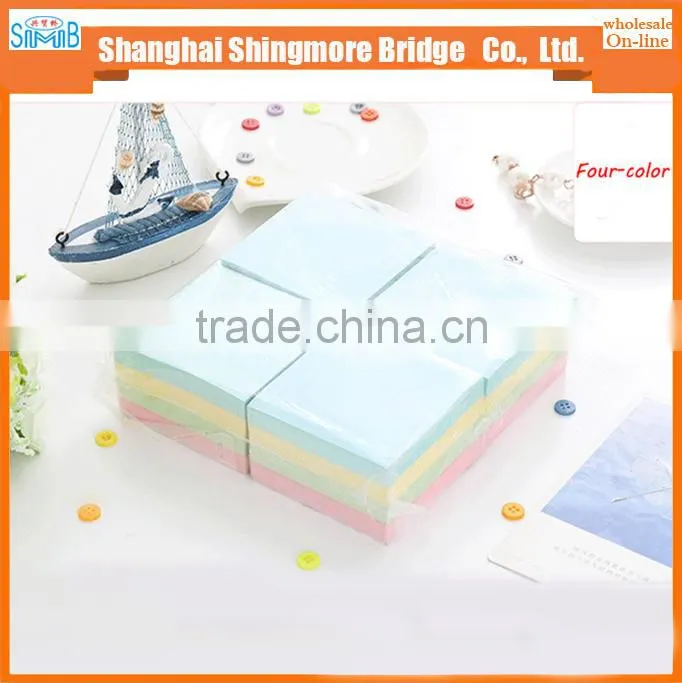 Hot wholesale sticky not pad, memo pad, school and office used for routine