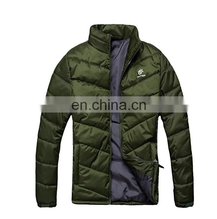 Men winter warm cheap padded jacket