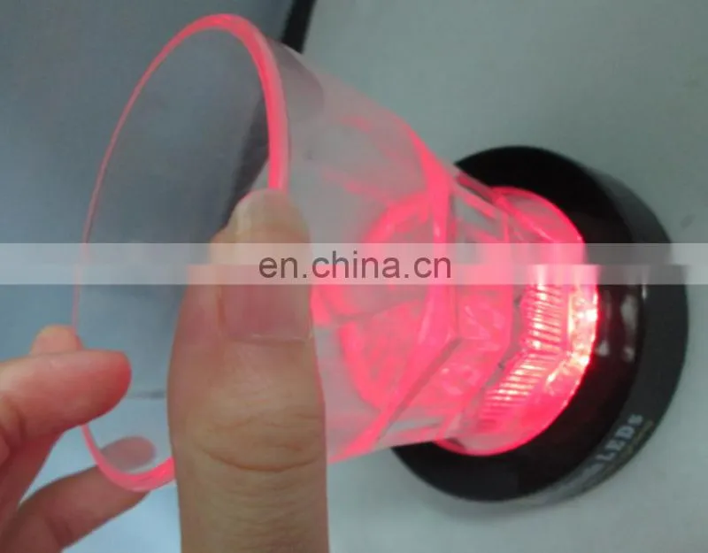 good quality led drink coaster ABS led bottle coster