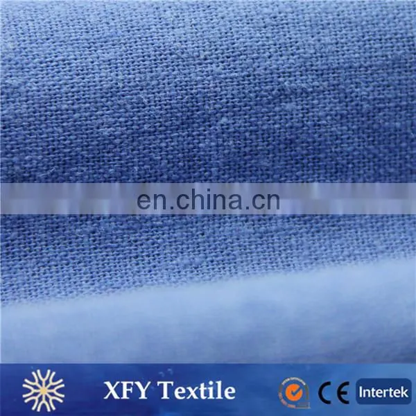 wholesale cheap price XFY-RL159 Navy Fabric linen With Rayon Linen